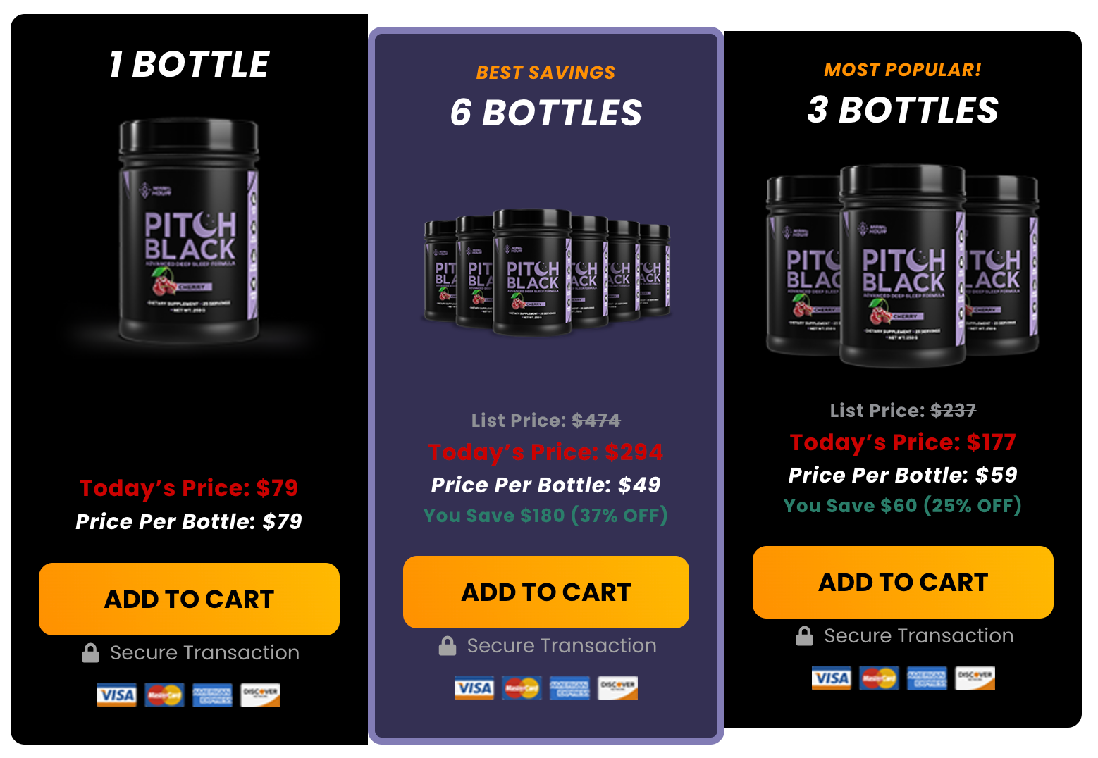 Pitch Black Buy